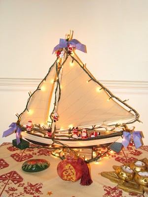 Greek Christmas Boat